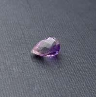 Бусина Кварц с включениями фиолетовый бриолет 12-13 мм
