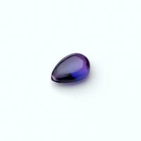 Бусина Кварц сине-фиолетовый гладкий панделок 10-12х7-9 мм