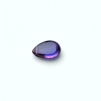 Бусина Кварц сине-фиолетовый гладкий панделок 10-12х7-9 мм
