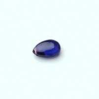 Бусина Кварц сине-фиолетовый гладкий панделок 12-15х8-10 мм