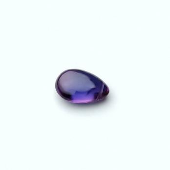 Бусина Кварц сине-фиолетовый гладкий панделок 12-15х8-10 мм