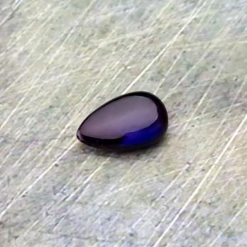 Бусина Кварц сине-фиолетовый гладкий панделок 13-19х10-14 мм