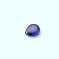 Бусина Кварц сине-фиолетовый гладкий панделок 8-10х6-8 мм