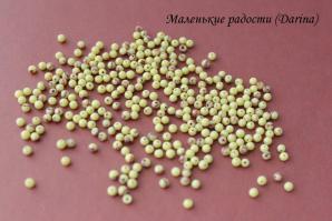 Бусина Магнезит желто-оливковый гладкий шар 2,2 мм 100 шт.