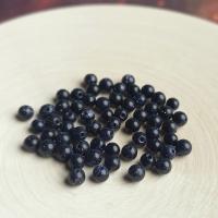 Бусина Авантюрин синий гладкий шар 3 мм