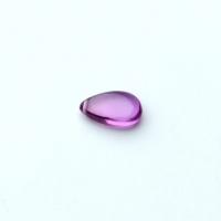 Бусина Кварц розово-фиолетовый гладкий панделок 8-10х6-8 мм