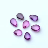 Бусина Кварц розово-фиолетовый гладкий панделок 8-10х6-8 мм