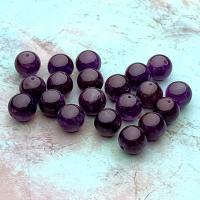 Бусина Аметист фиолетовый гладкий шар 10+- мм 20 шт.