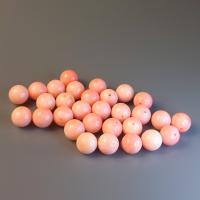 Бусина Коралл розовый гладкий шар 6,8+- мм 30 шт.