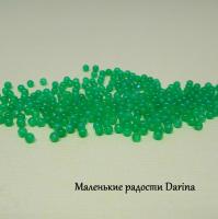 Бусина Халцедон зеленый индийский гладкий шар 2,3 мм