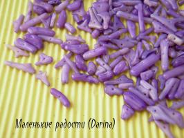 Бусина Коралл фиолетовый палочки-веточки 14-4+- мм